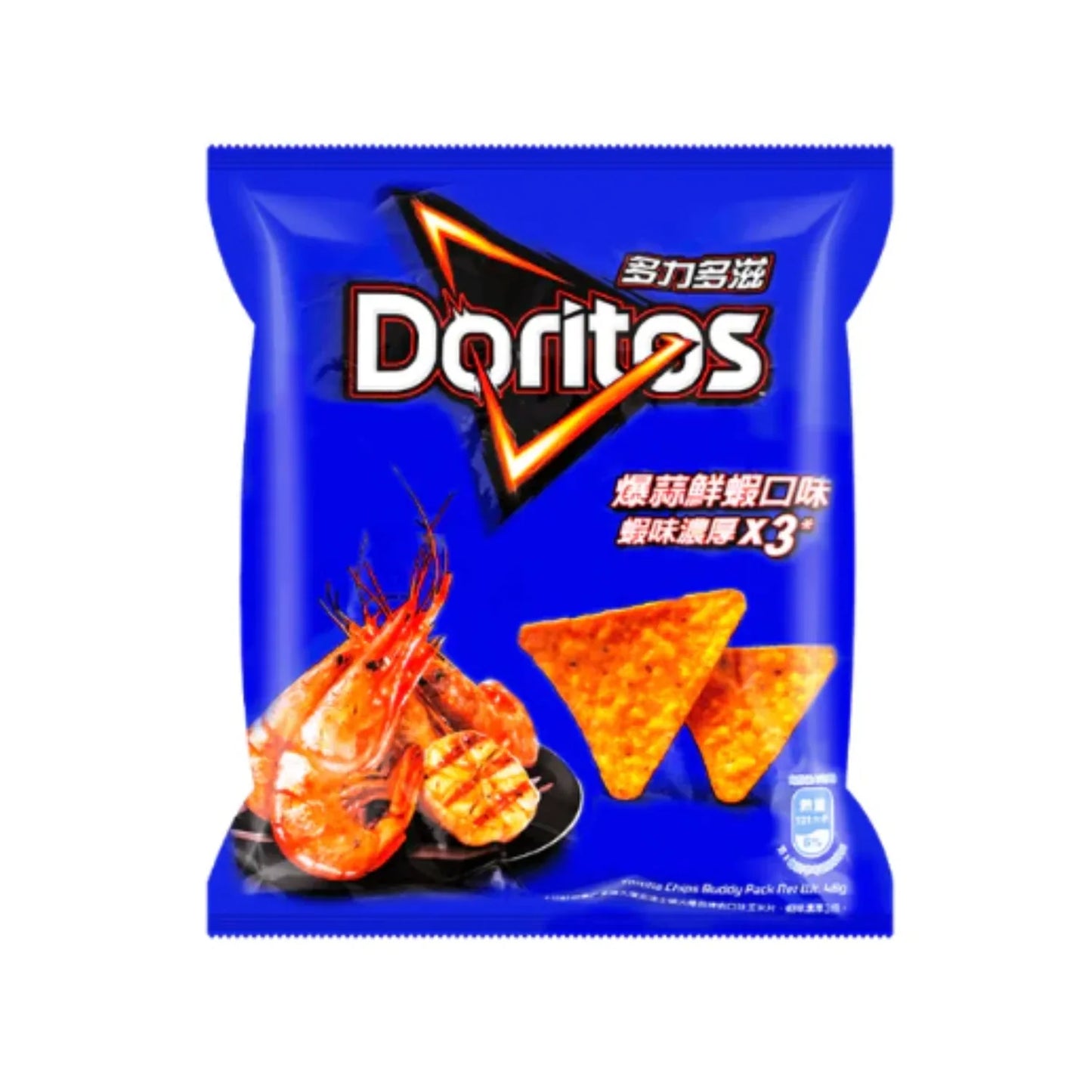 IMPORTED DORITOS: GARLIC PRAWN