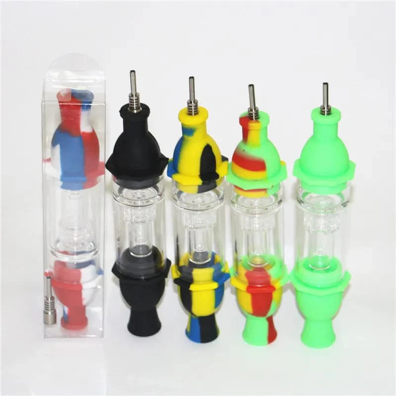 Hybrid Nectar Collectors Glass + Silicone