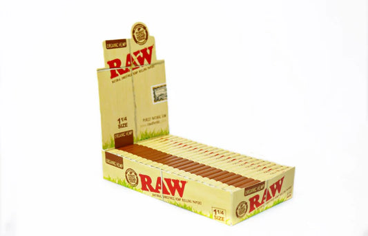 Raw Organic Hemp Rolling Papers 1 ¼