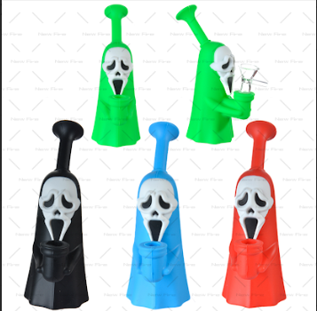 Ghostface Silicone Water Pipe