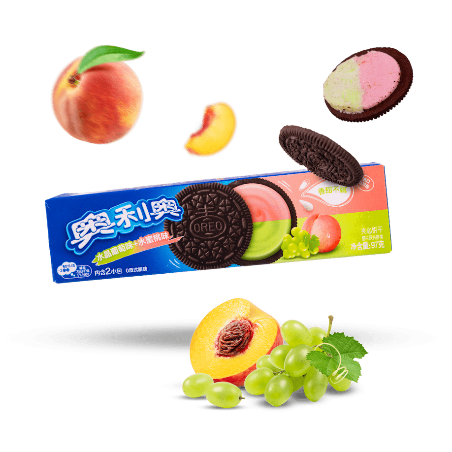 IMPORTED OREO: GRAPE & PEACH