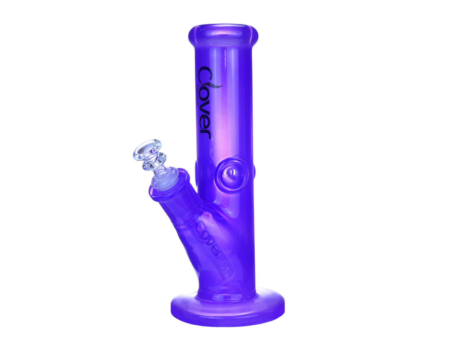 Clover 7mm Straight Glass Water Pipe