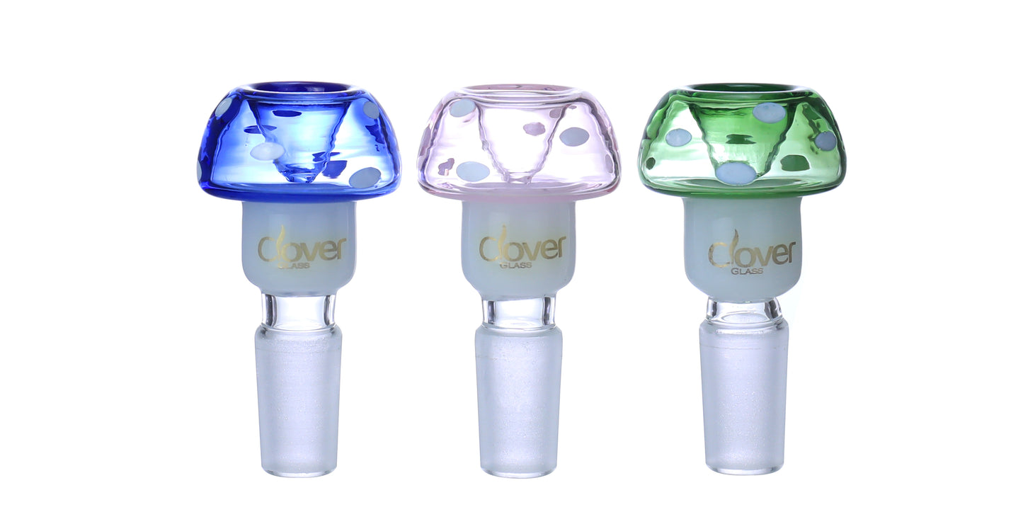 Clover 14mm Mushroom Style Glass Bowl