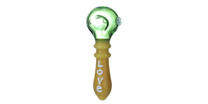 Clover Glass Hand Pipe Love Collection