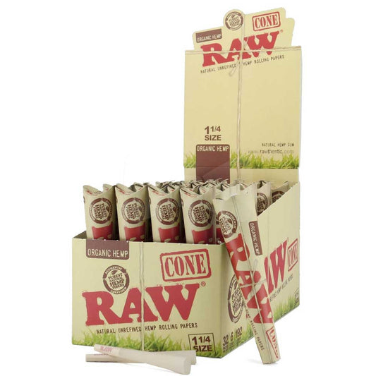 Raw 1 ¼  Cones (6 Pack)