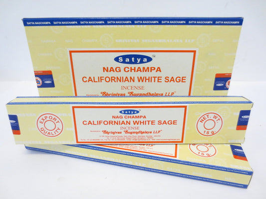 SATYA NAG CHAMPA CALIFORNIAN WHITE SAGE