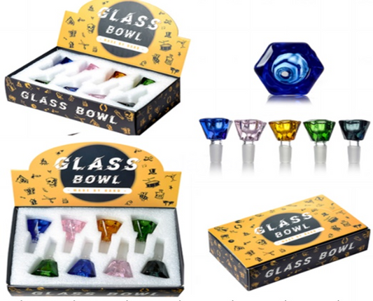 14MM Diamond Shape Glass Bowl