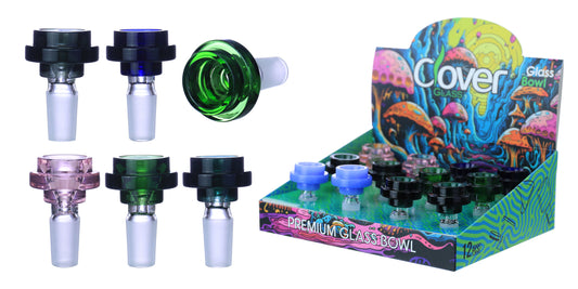 Clover Wheel 14mm Glass Bowl