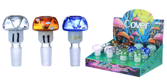 Clover 14mm Mushroom Style Glass Bowl