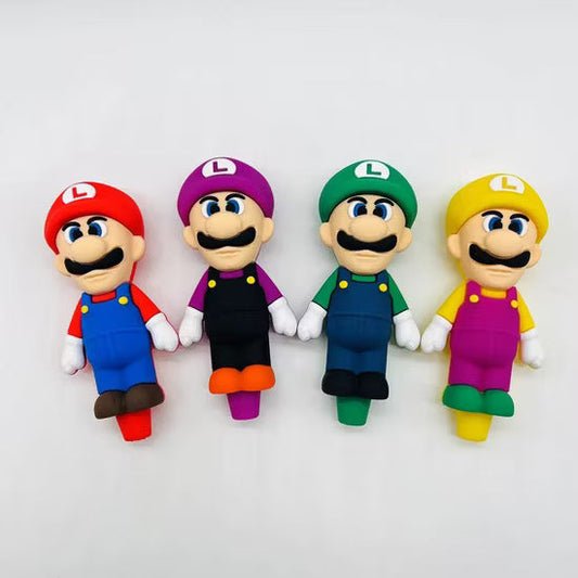 Super Mario Silicone Hand Pipe