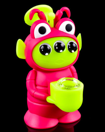 3 Eyed Monster Silicone Water Pipe