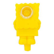 Spongebob Silicone Hand Pipe